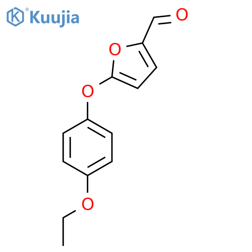 5-(4-Ethoxyphenoxy)furan-2-carbaldehyde structure