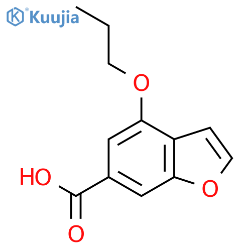 4-Propoxy-benzofuran-6-carboxylic acid structure