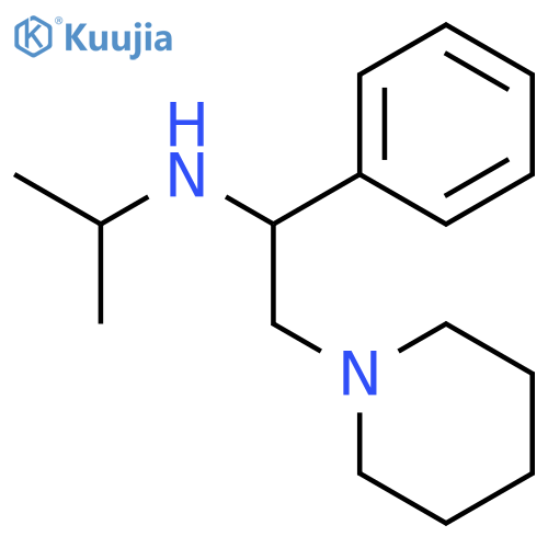 (R)-N-(1-Phenyl-2-(piperidin-1-yl)ethyl)propan-2-amine structure