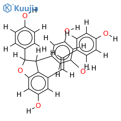 (-)-epsilon-Viniferin structure