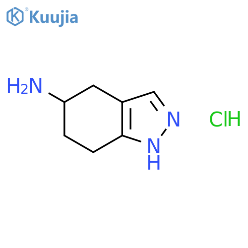 (R)-4,5,6,7-Tetrahydro-1H-indazol-5-amine hydrochloride structure