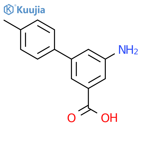 3-amino-5-(4-methylphenyl)benzoic Acid structure