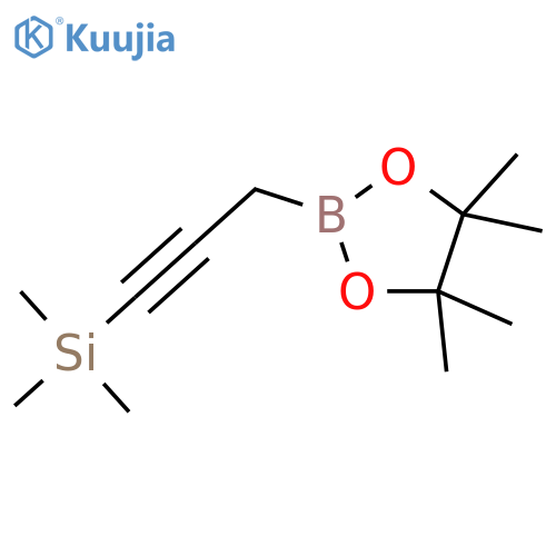 trimethyl3-(4,4,5,5-tetramethyl-1,3,2-dioxaborolan-2-yl)prop-1-yn-1-ylsilane structure