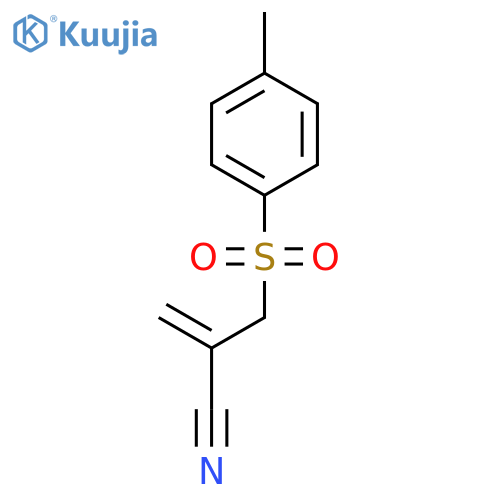 2-Propenenitrile, 2-[[(4-methylphenyl)sulfonyl]methyl]- structure