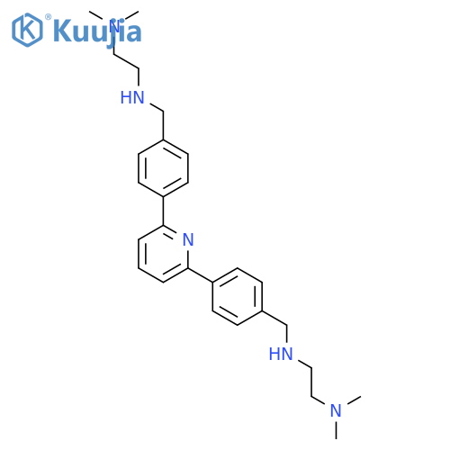 1,2-Ethanediamine,N,N''-[2,6-pyridinediylbis(4,1-phenylenemethylene)]bis[N',N'-dimethyl- (9CI) structure