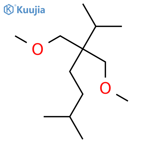 3,3-Bis(methoxymethyl)-2,6-dimethylheptane structure