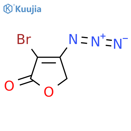 4-Azido-3-bromo-2,5-dihydrofuran-2-one structure