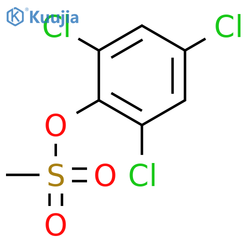 2,4,6-trichlorophenyl methanesulfonate structure