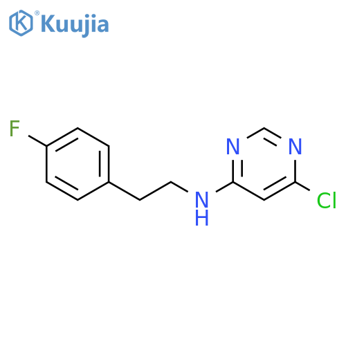 6-chloro-n-(4-fluorophenethyl)pyrimidin-4-amine structure