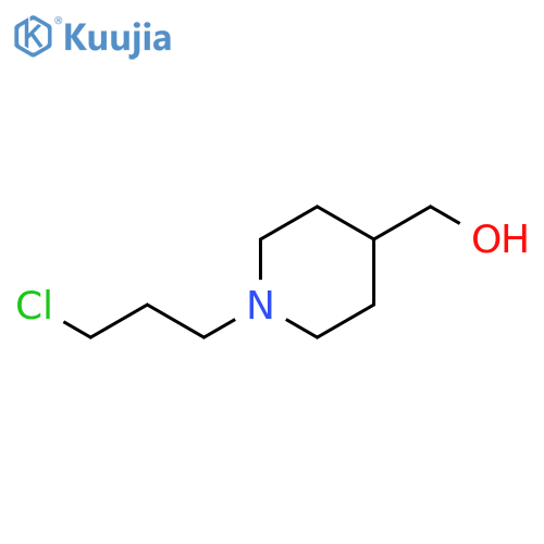 (1-(3-chloropropyl)piperidin-4-yl)Methanol structure