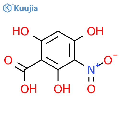 Benzoic acid, 2,4,6-trihydroxy-3-nitro- structure