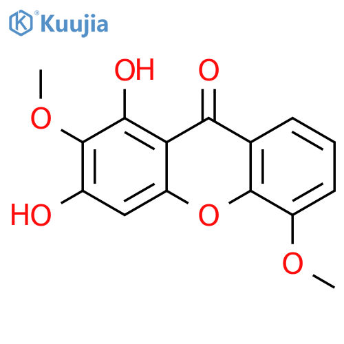 9H-Xanthen-9-one,1,3-dihydroxy-2,5-dimethoxy- structure
