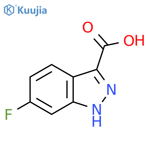 6-Fluoro-1H-indazole-3-carboxylic acid structure
