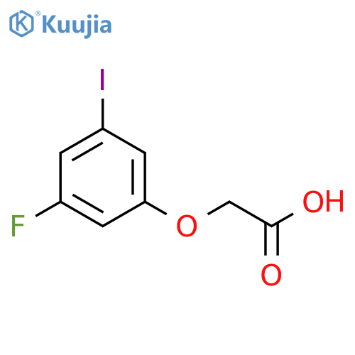 2-(3-fluoro-5-iodophenoxy)acetic acid structure