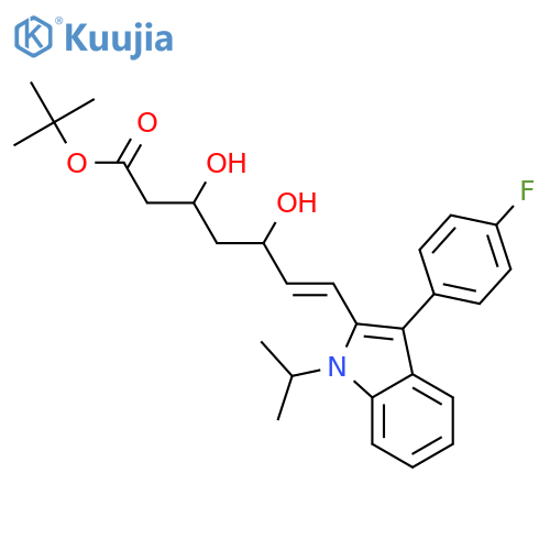 tert-Butyl Fluvastatin structure
