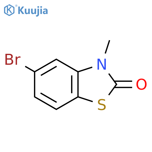 5-Bromo-3-methylbenzo[d]thiazol-2(3H)-one structure