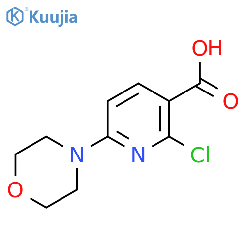 2-Chloro-6-morpholinonicotinic acid structure