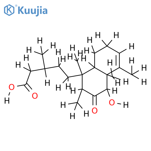 6alpha-hydroxy-7-oxo-13,14-dihydrokolavenic acid structure