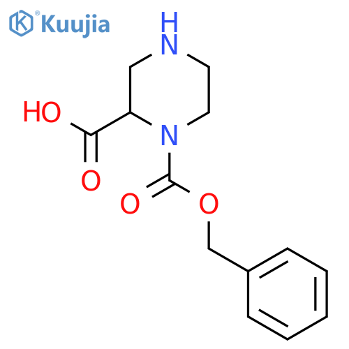 1-Cbz-Piperazine-2-carboxylic Acid structure