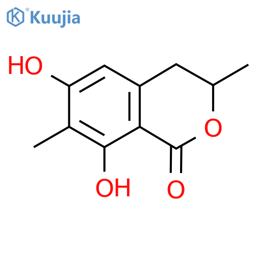 6,8-Dihydroxy-3,7-dimethyl-3,4-dihydro-1H-isochromen-1-one structure