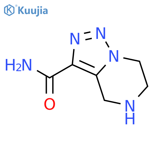 4,5,6,7-Tetrahydro-1,2,3triazolo1,5-apyrazine-3-carboxamide structure