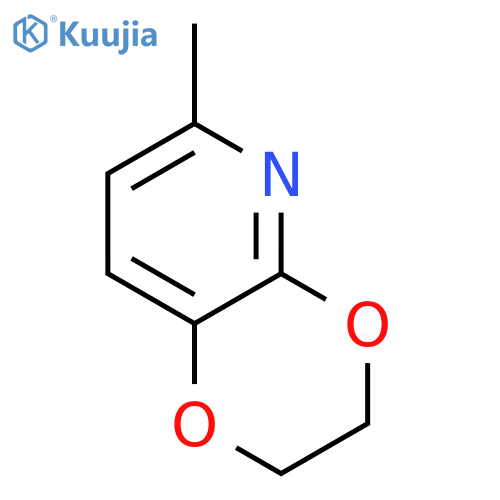 2,3-dihydro-6-methyl-1,4-Dioxino[2,3-b]pyridine structure
