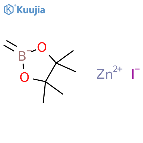iodozinc(1+),2-methanidyl-4,4,5,5-tetramethyl-1,3,2-dioxaborolane structure