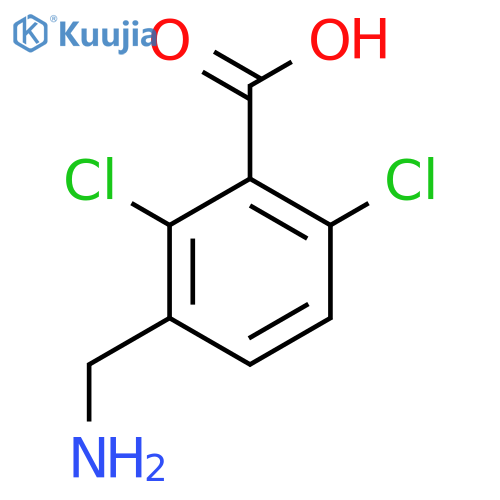 3-(Aminomethyl)-2,6-dichlorobenzoic acid structure