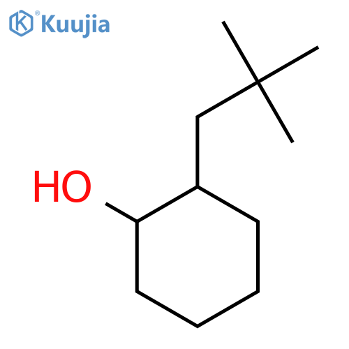 2-(2,2-Dimethylpropyl)cyclohexan-1-ol structure