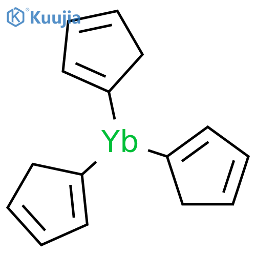 Tris(cyclopentadienyl)ytterbium structure