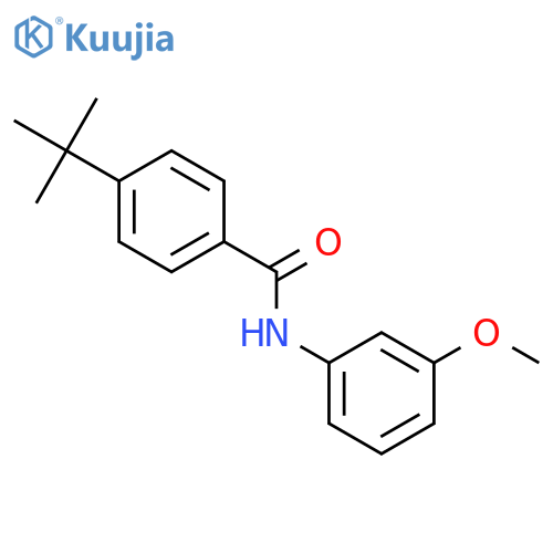 Benzamide, 4-(1,1-dimethylethyl)-N-(3-methoxyphenyl)- structure