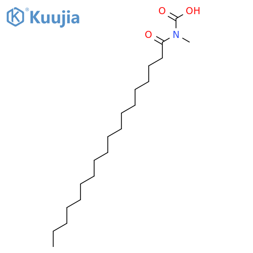 Methyl(octadecanoyl)carbamic acid structure