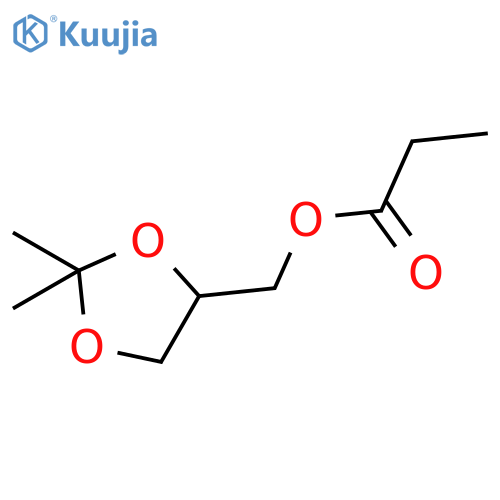 2,3-isopropylideneglycerol-1-propionate structure