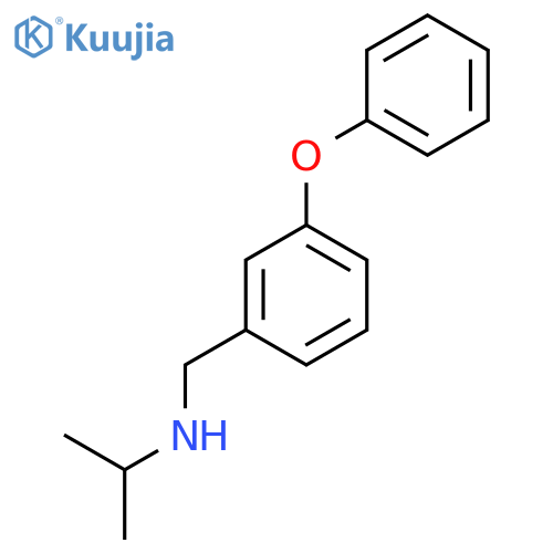 [(3-Phenoxyphenyl)methyl](propan-2-yl)amine structure