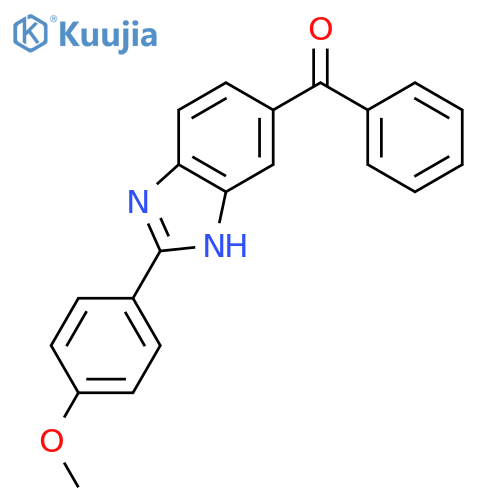 Methanone, [2-(4-methoxyphenyl)-1H-benzimidazol-5-yl]phenyl- structure