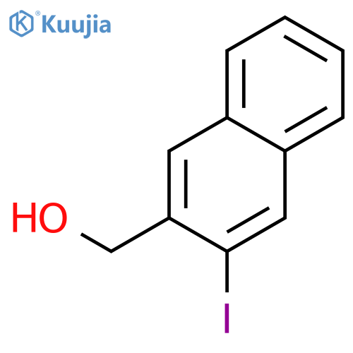 2-Naphthalenemethanol, 3-iodo- structure