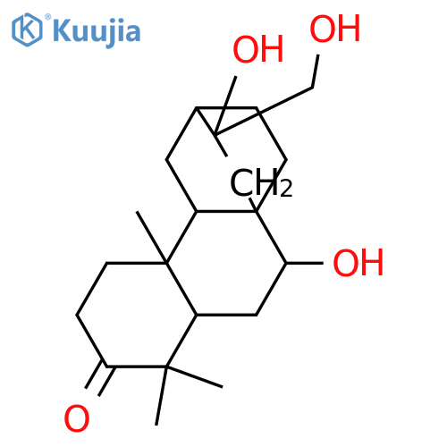 7,16,17-Trihydroxy-3-atisanone; (ent-7β,16α)-form structure