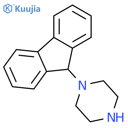 1-(9H-Fluoren-9-yl)piperazine hydrochloride structure