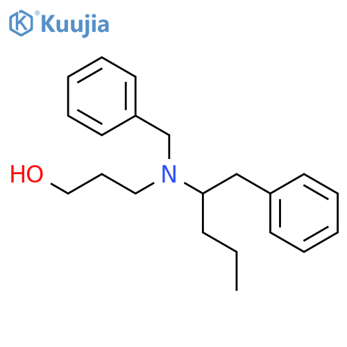 1-Propanol, 3-[(phenylmethyl)[1-(phenylmethyl)butyl]amino]- structure