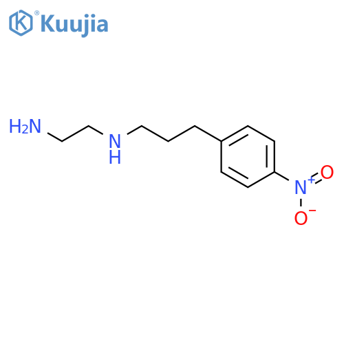 1,2-Ethanediamine, N-[3-(4-nitrophenyl)propyl]- structure