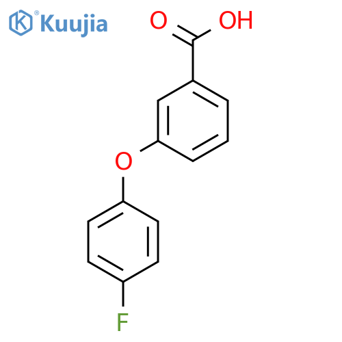 3-(4-fluorophenoxy)benzoic acid structure
