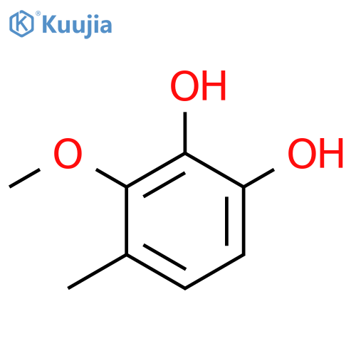 1,2-Benzenediol, 3-methoxy-4-methyl- structure