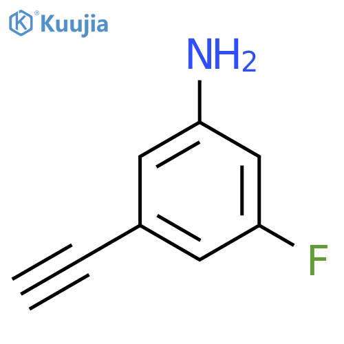3-Ethynyl-5-fluoroaniline structure
