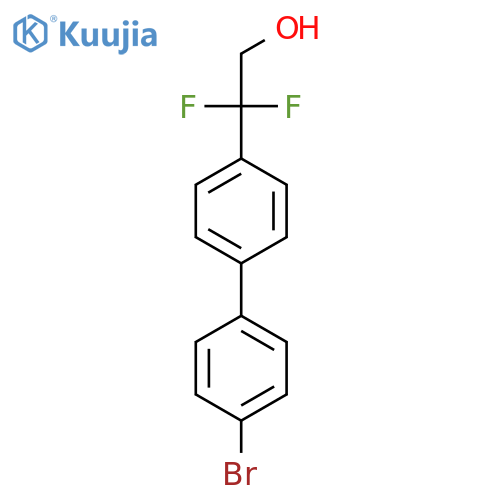 2-(4'-Bromobiphenyl-4-yl)-2,2-difluoroethanol structure