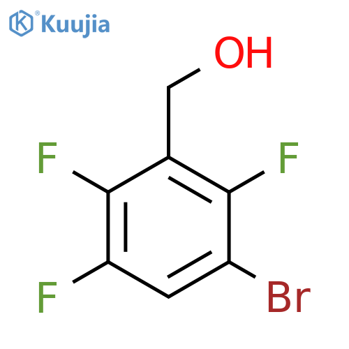3-Bromo-2,5,6-trifluorobenzyl alcohol structure