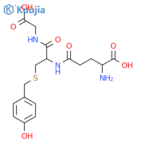 L-|A-Glutamyl-S-[(4-hydroxyphenyl)methyl]-L-cysteinylglycine structure