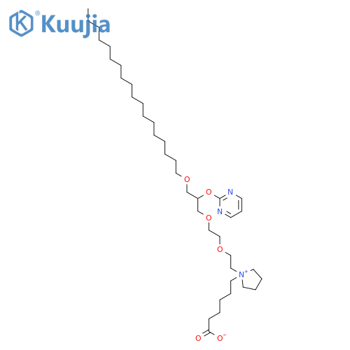 Pyrrolidinium,1-(5-carboxypentyl)-1-[2-[2-[3-(octadecyloxy)-2-(2-pyrimidinyloxy)propoxy]ethoxy]ethyl]-,inner salt structure