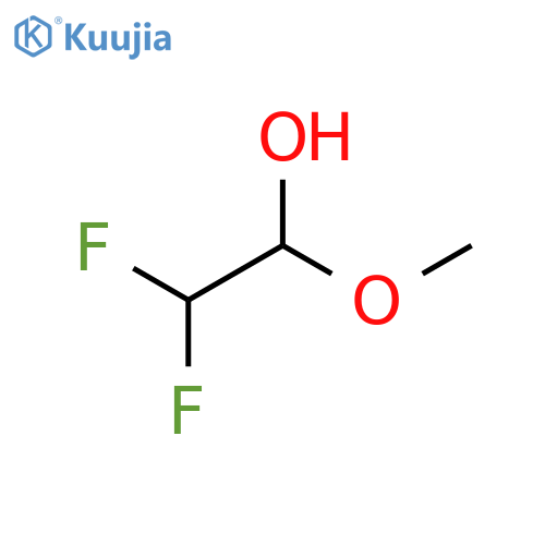 1-Methoxy-2,2-difluoroethanol structure