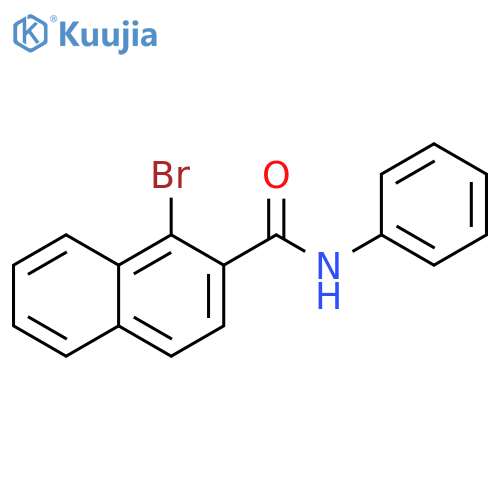 2-Naphthalenecarboxamide, 1-bromo-N-phenyl- structure