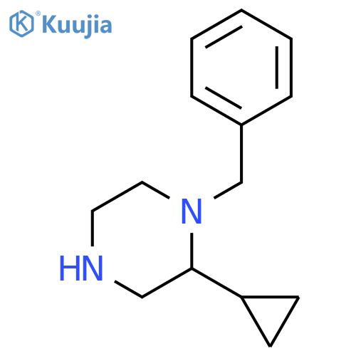 1-benzyl-2-cyclopropylpiperazine structure